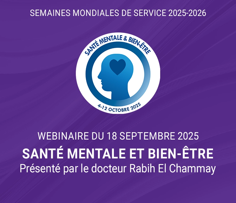Conférence Santé Mentale par le Dr Rabih El Chammay
